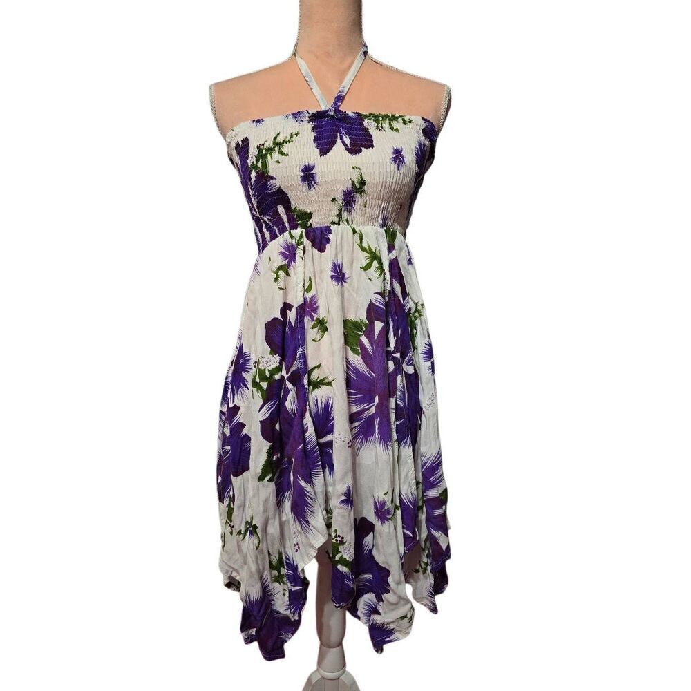 Fairycore Handkerchief Halter Dress